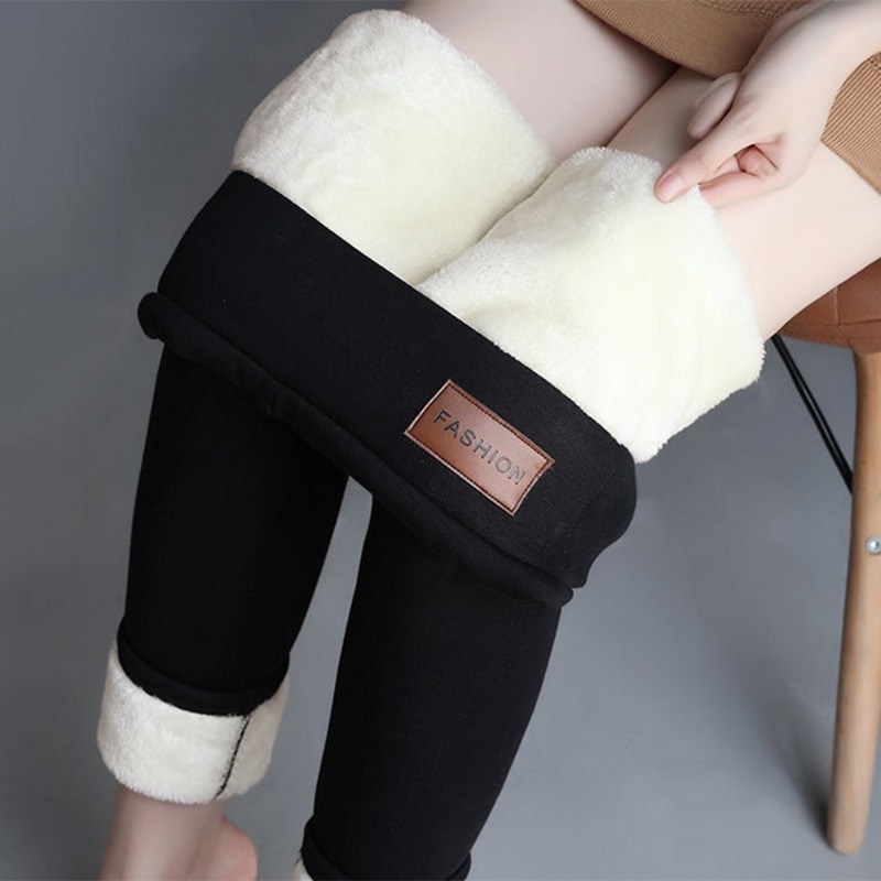 Outdoor Sport Leggings - صوف مبطن الحرارية طماق النساء الشتاء
