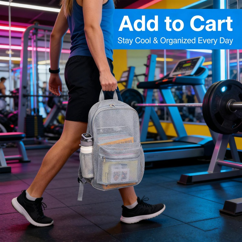 حقيبة ظهر شبكية قابلة للتنفس،  - مراجعة Outdoor Sport Bag وسعره