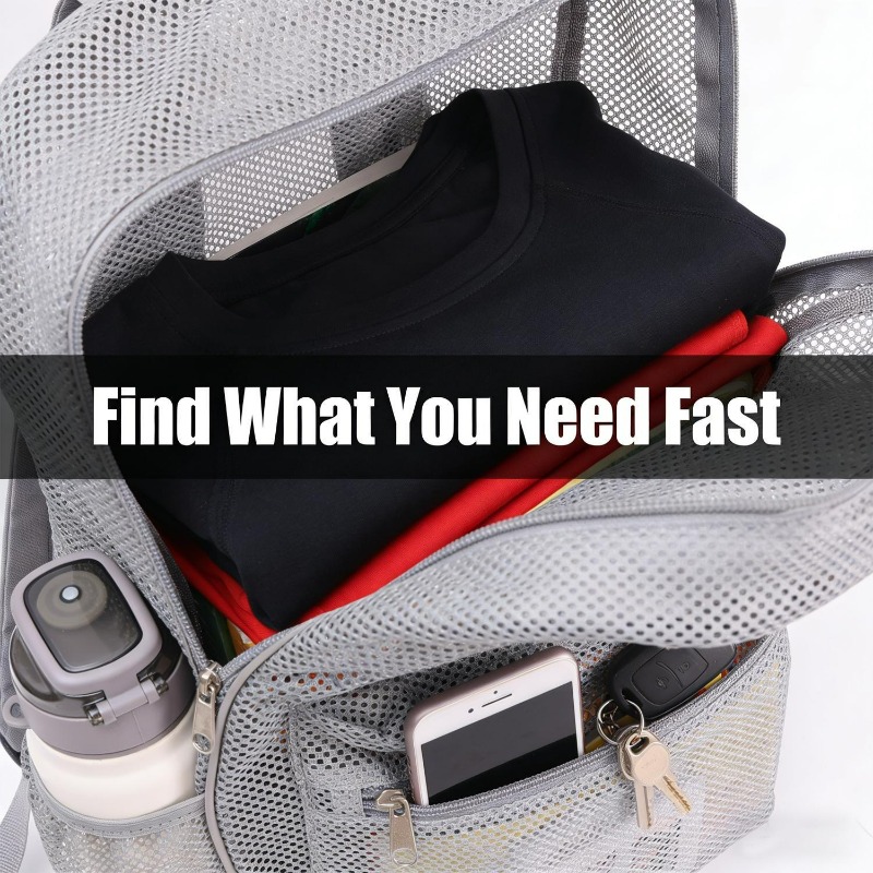 حقيبة ظهر شبكية قابلة للتنفس،  - مراجعة Outdoor Sport Bag وسعره