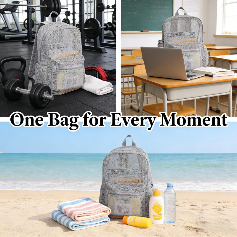 حقيبة ظهر شبكية قابلة للتنفس،  - مراجعة Outdoor Sport Bag وسعره