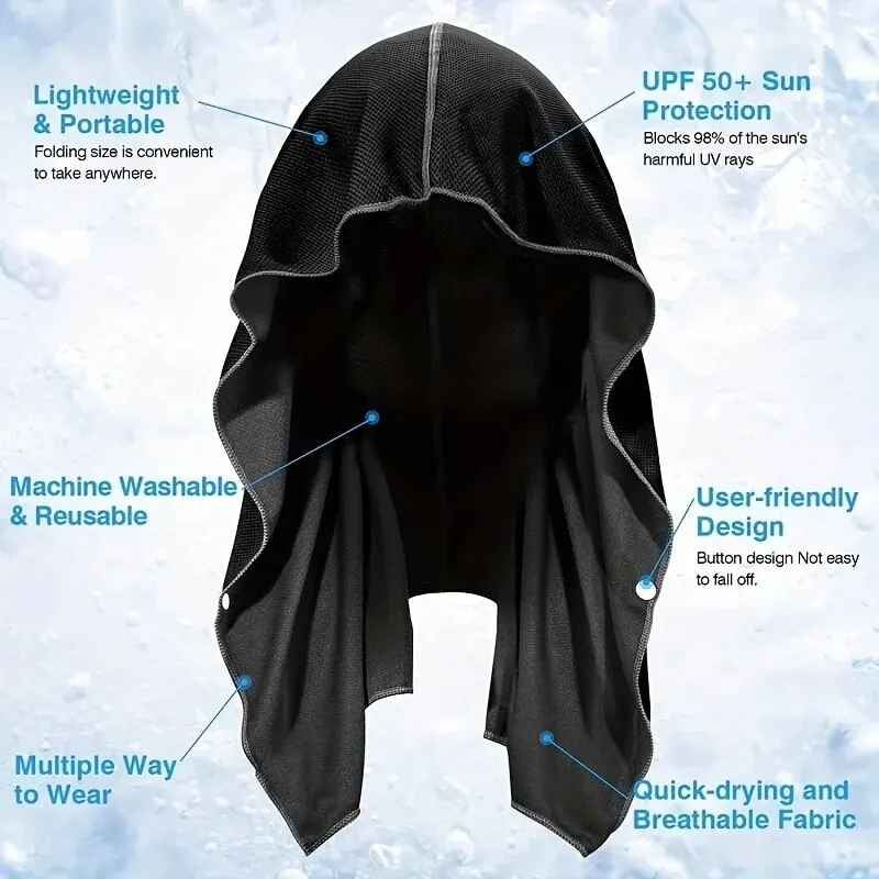 منشفة تبريد رياضية سريعة الجفا - مراجعة Outdoor Sport Hoodie وسعره