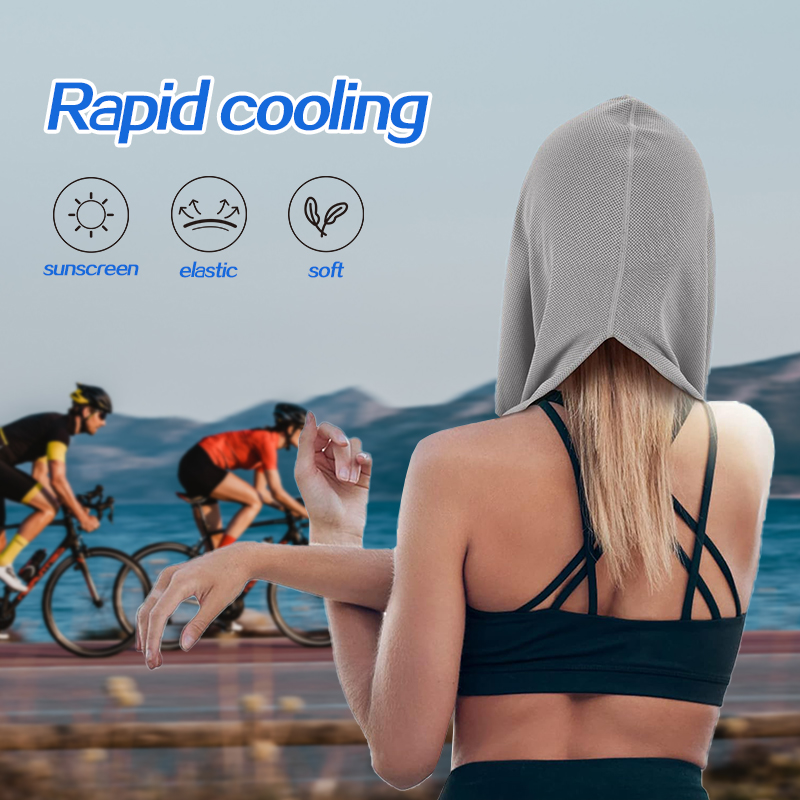 منشفة تبريد بغطاء للرأس - منشف - مراجعة Outdoor Sport Hoodie وسعره