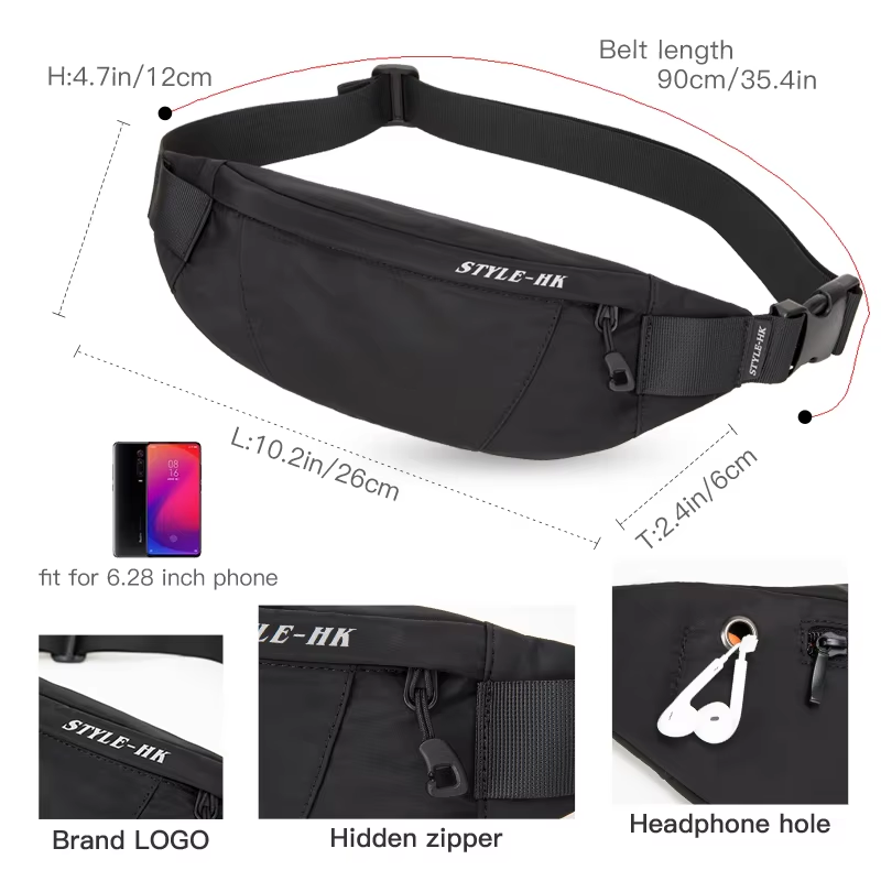 حقيبة خصر عالية الجودة من هيرو - مراجعة Outdoor Sport Bag وسعره